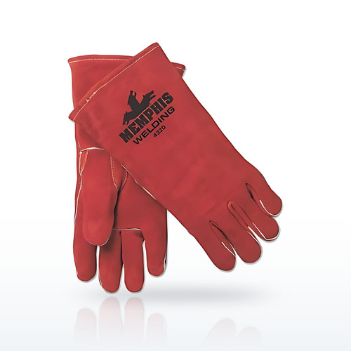 MCR Safety 4320 Welding Gloves, Premium Shoulder Leather Welders Gloves, XL
