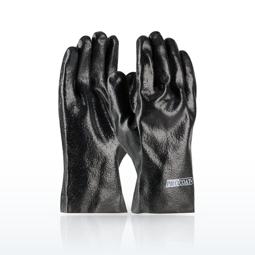 PIP ProCoat 58-8020R Chemical Resistant Gloves, PVC Coated