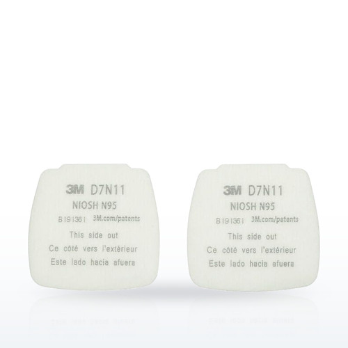 3M™ Secure Click™ D7N11 Particulate Filter Pad, N95