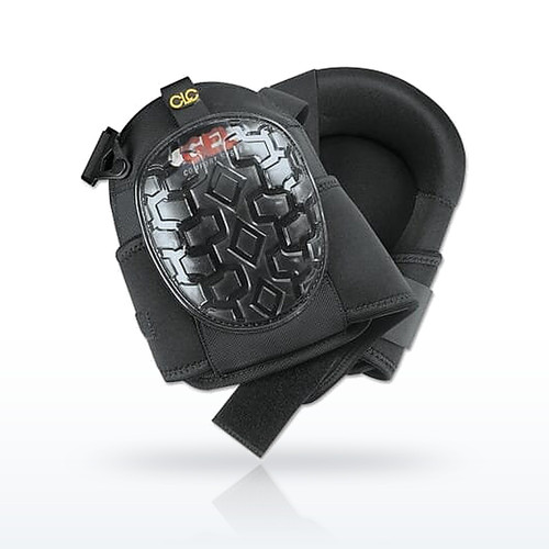 Professional Gel Knee Pads, Elastic Upper Straps with Slide Buckles