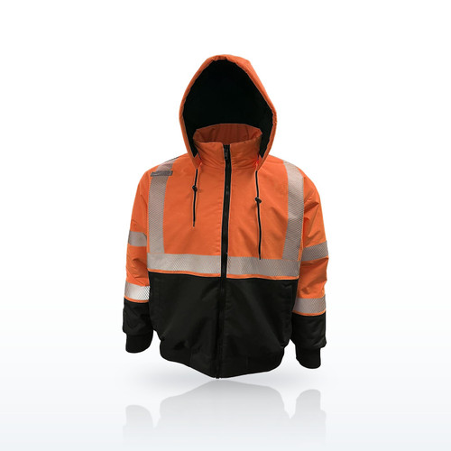ProDuck™ ANSI Type R Class 3 Water-Resistant Bomber Jacket with Breakaway Snap
