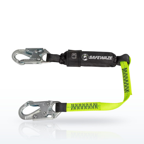 Safewaze FS560-3 PRO 3' Energy Absorbing Lanyard: Snap Hook