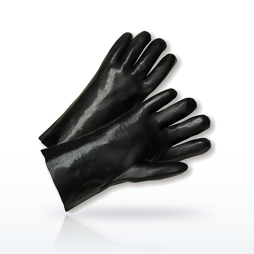 PVC Dipped Glove with Interlock Liner and Smooth Finish - 14" Length, 1047