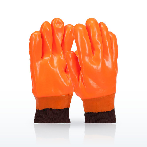 PVC Dipped Glove with Jersey Liner and Smooth Finish - 1007OR
