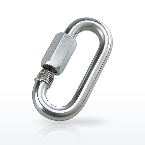 Quick Link, 3/16 in, 660 lb Load, Bright Zinc