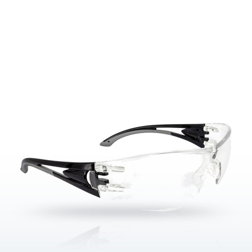 Radians Optima™ IQ - IQuity Anti-Fog Safety Eyewear - Black Frame