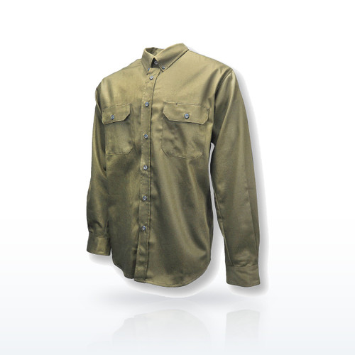 Radians FRS-003 Arc Flash Clothing, VolCore Long Sleeve Cotton Button Down FR