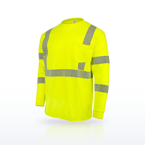 Radians Men's Long Sleeve FR T-shirt with Class 3 Segmented Reflective Tape