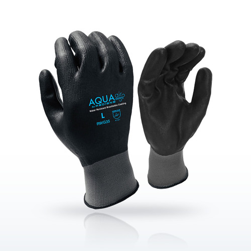Radians RWG35 Coated Gloves, AQUA air