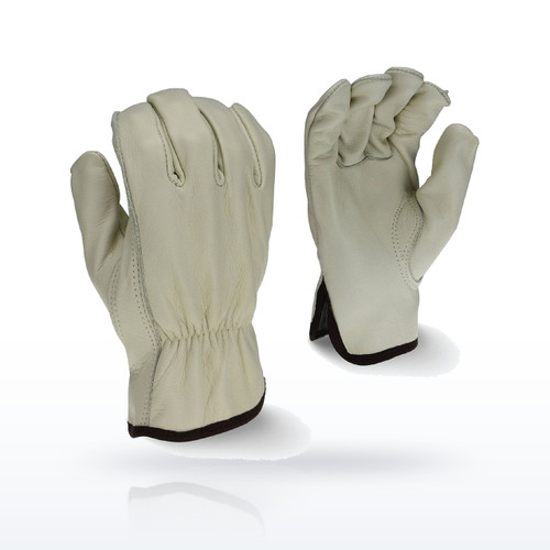 Radians RWG4122 Drivers Gloves, Economy Grain Cowhide Keystone Thumb Leather
