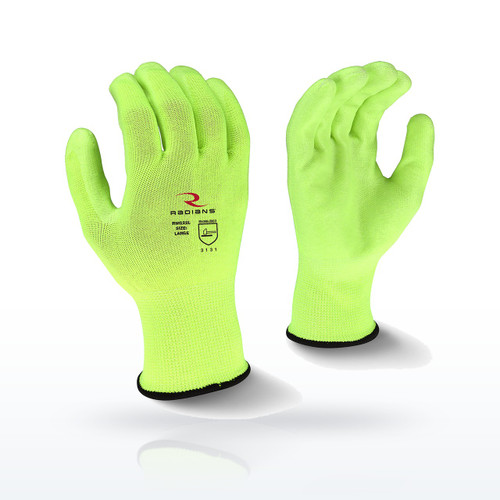 Radians RWG22 High Dexterity Gloves, Polyurethane Coated