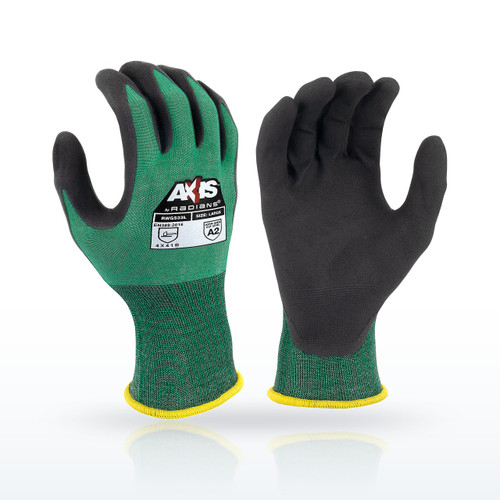 Radians RWG533 AXIS™ A2 Foam Nitrile Coated Cut Protection Glove