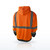 Radians SJ01B-3 Hi-Vis Shirts, Class 3 Color Blocked Hooded Zippered Sweatshirt, view 3