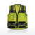 Radians SV65 Hi-Vis Vests, Type R Class 2 Heavy Duty Mesh Surveyor, Zipper, view 7