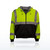 Systems Gear ANSI Type R Class 3 Full Zip Hooded Sweatshirt with Black Bottom