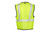 ML Kishigo Hi-Vis Vests, Single Pocket Zipper Mesh Vest, Economy, view 2