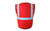 ML Kishigo Hi-Vis Vests, Single Pocket Zipper Mesh Vest, Economy, view 6