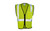 ML Kishigo 1537 Hi-Vis Vests, Double Pocket Zipper Mesh Vest, Economy