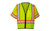 ML Kishigo Hi-Vis Vests, Single Pocket Contrasting Mesh Vest, Economy