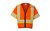 ML Kishigo Hi-Vis Vests, Single Pocket Contrasting Mesh Vest, Economy, view 3