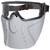 MCR Safety Hydroblast­® HB4 Safety Goggles/Face Shield Combo- Clear Lens-Attached Ratcheting Crystal Gray Face Shield-UV-AF® Anti-Fog Coating-Adjustable Elastic Head Band- Dielectric with No Metal Pieces - HB4