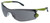 MCR Safety MT1 Safety Glasses, Green and Black Rotating Temples