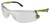 MCR Safety MT1 Safety Glasses, Green and Black Rotating Temples, view 3