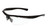 MCR Safety T1221 T122 Safety Glasses, Tactical Black Frame Color, T122, view 3