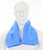 MCR Safety CGT03 Cooling Products, Cooling Gear, 1 Piece Blue Cooling Towel, view 2