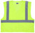 MCR Safety Luminator CL2MLPFR Hi-Vis Vests, Hi-Vis Lime Safety Vest, view 3