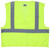 MCR Safety Luminator CL2MLP Hi-Vis Vests, Hi-Vis Lime Safety Vest, view 3