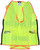 MCR Safety Luminator LVCL2ML Hi-Vis Vests, Hi-Vis Lime Safety Vest, view 6