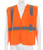MCR Safety Luminator RXCL2MO Hi-Vis Vests, Hi-Vis Reflective Orange Safety Vest, view 2