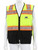 MCR Safety Hi-Vis Reflective Lime Safety Vest, Trimmed with Silver Reflective Binding - SURVCL2LS