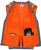 MCR Safety Hi-Vis Mesh Reflective Orange Safety Vest, Trimmed with Silver Reflective BInding - SURVCL2O