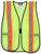 MCR Safety General Purpose V200R Hi-Vis Vests, Fluorescent Lime Mesh Safety Vest