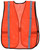 MCR Safety General Purpose V211SR Hi-Vis Vests, Orange Mesh Safety Vest, view 3