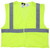 MCR Safety Luminator® Series, Hi-Vis Reflective Lime Safety Vest - VCL2MLFR