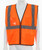 MCR Safety Hi-Vis Orange Safety Vest, 2 Inch Silver Reflective Stripes - VCL2MOZ