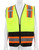 MCR Safety Luminator WCCL2MLSZ Hi-Vis Vests, Hi-Vis Lime Black Reflective Safety, view 6