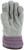 MCR Safety Split Leather Palm Work Gloves, Clute Pattern with Safety Cuff - 1080