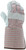 MCR Safety Long Gauntlet, Split Leather Palm Work Gloves - 1210