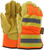 MCR Safety Luminator® Insulated Leather Palm Work Gloves, 2.5 Inch Rubberized Safety Cuff - 19261
