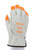 MCR Safety 3413HVI Leather Drivers Work Gloves CV Grade Grain Pigskin Orange, view 2