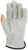 MCR Safety Leather Drivers Work Gloves CV Grade Grain Pigskin Orange Fingertips and Watch Your Hands Logo Keystone Thumb  Orange accents serve as a reminder to be safe - 3413HVI