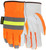 MCR Safety Luminator 36111 Hi-Visibility Leather Drivers Work Gloves