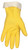 MCR Safety 5250 Long Flock Lined Latex Rubber Gloves, 15 mil Thickness