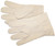 MCR Safety 8100B String Knit Gloves, Tan Canvas Work Gloves, 2.5 Inch Band Top, view 2