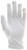 MCR Safety 8771 String Knit Gloves, White Inspectors Gloves, view 2