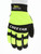 MCR Safety Mechanics Gloves, Black Synthetic Leather Palm - 935HVL